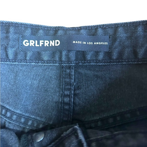 GRLFRND THE AMANDA MID RISE LOOSE BOYFRIEND JEANS Black Jeans Downtown Size 27 - Picture 5 of 16